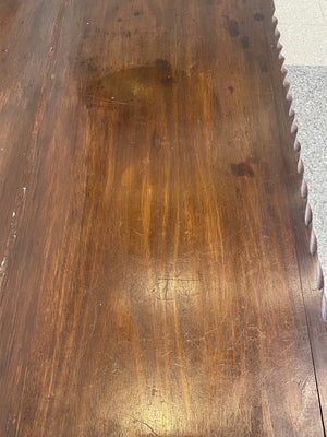Baroque-Style Portuguese Rosewood Table