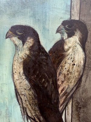 Falcon II - Oil Painting by Charles Levier
