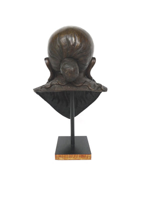 Bronze Bust of Chinese Deity