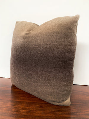 Custom Pillow With Schumacher Mohair Velvet