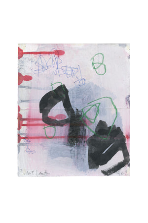 "WD967" Abstract Work on Paper by M. P. Landis - Warehouse Drawing Series