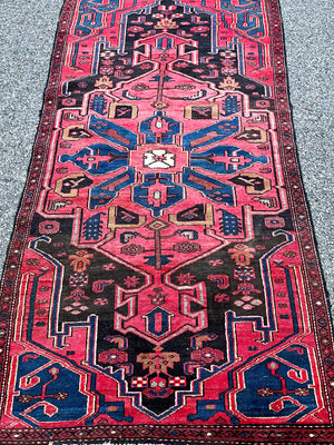 Mid-20th Century Zanjan Persian Rug (3'5" x 7') - ON HOLD