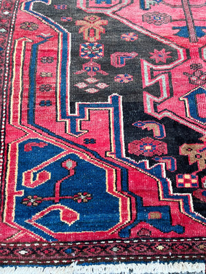 Mid-20th Century Zanjan Persian Rug (3'5" x 7') - ON HOLD
