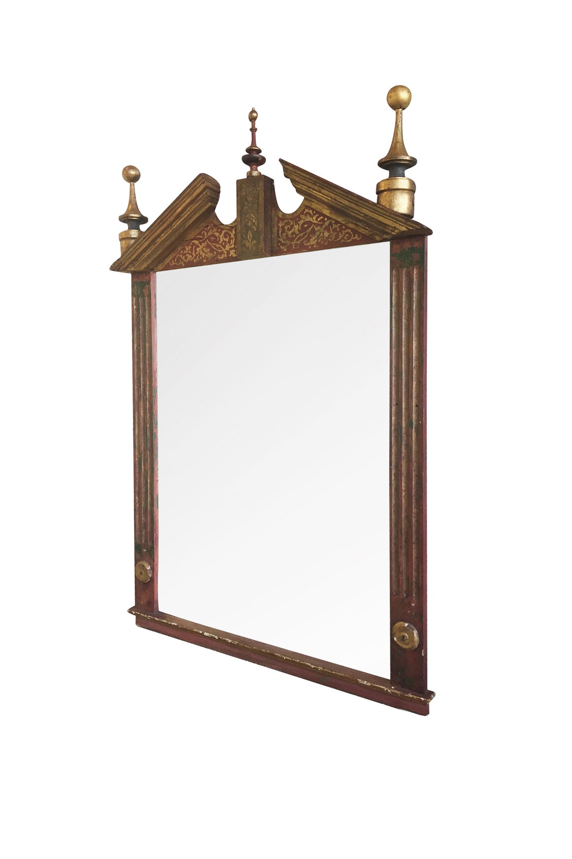 Early 20th Century Gilt Painted Mirror in the Neoclassical Style