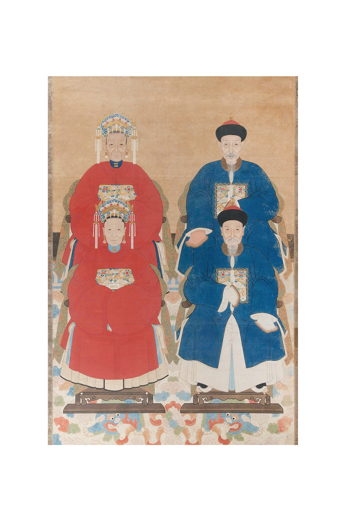 Qing Dynasty Era Ancestral Portrait