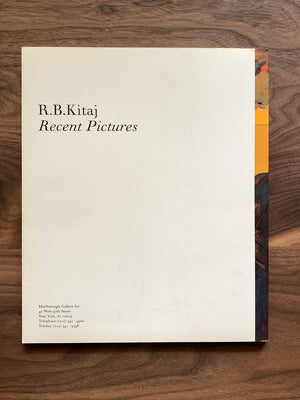 R.B. Kitaj Exhibition Monograph
