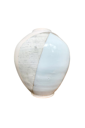 Thom Lussier Colorblock Glaze Ceramic Vessel #2