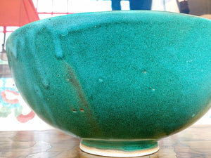 Thom Lussier Ceramic Bowl #24 - From the Oxidized Copper Collection