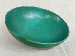 Thom Lussier Ceramic Bowl #28 - From the Oxidized Copper Collection