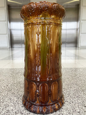 Early 20th Century Weller Pottery Ceramic Umbrella Stand