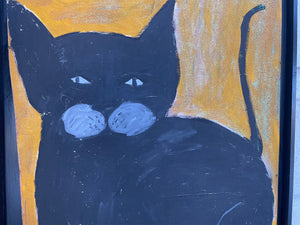 Untitled Double-Sided Painting by Folk Artist Earl Swanigan